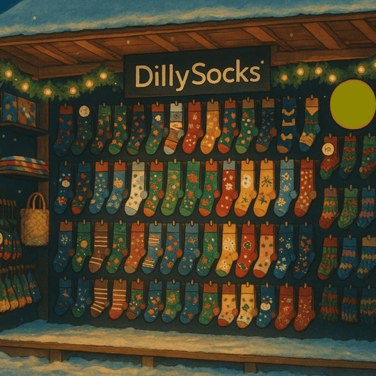 DillySocks® am Weihnachtsmarkt