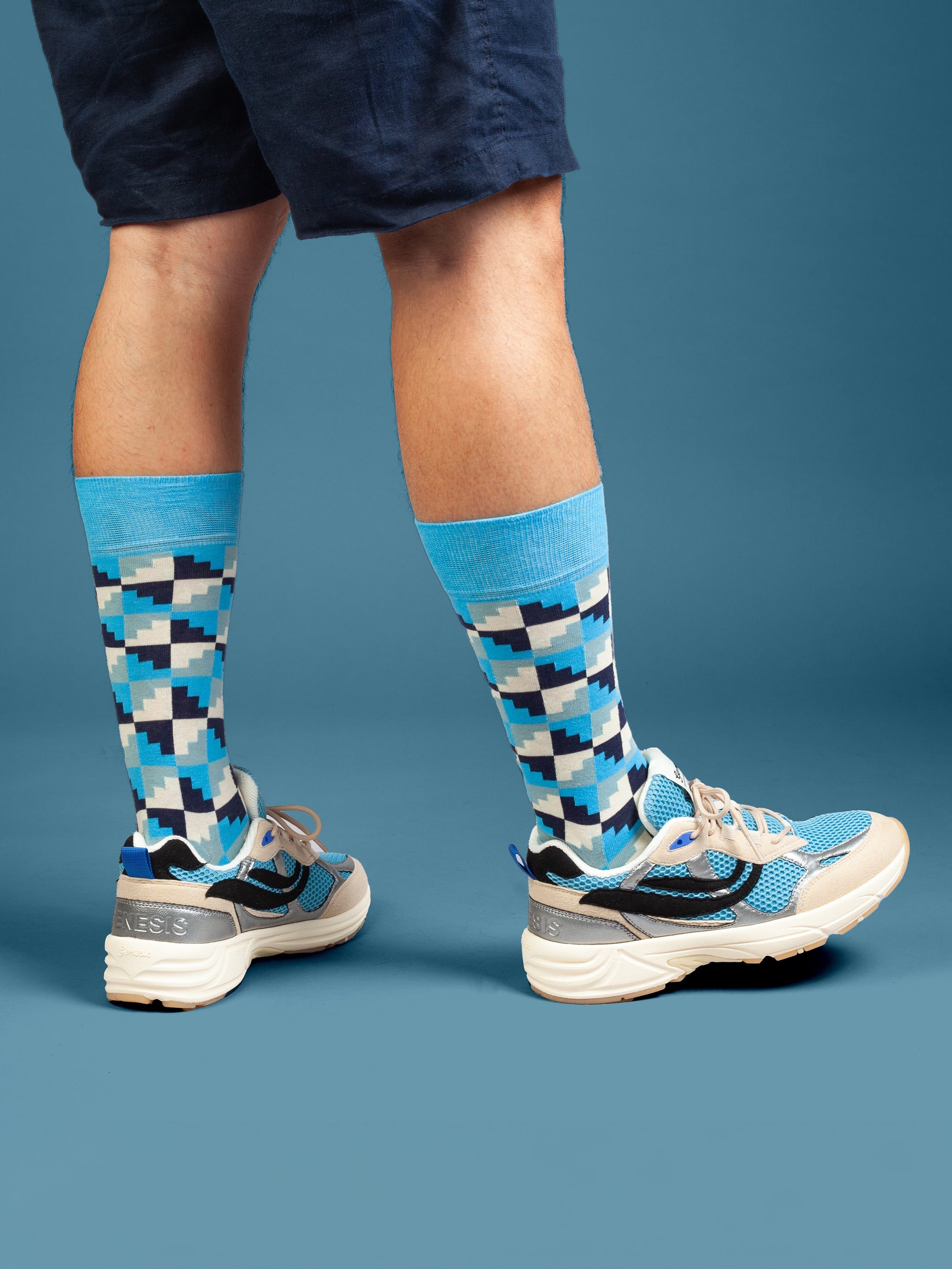 Socken Frosty Cubes von DillySocks