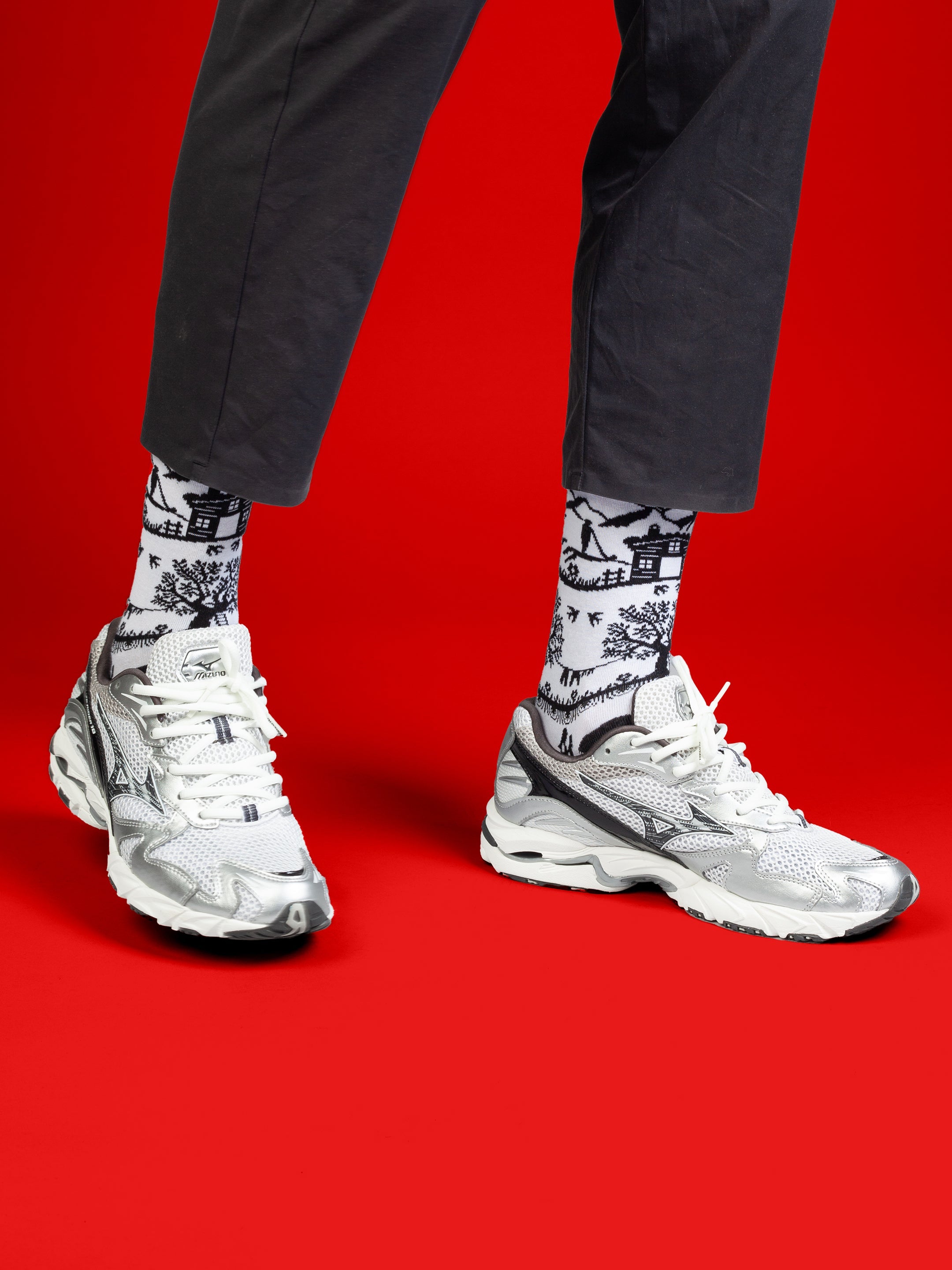 Socken Swiss Silhouette von DillySocks