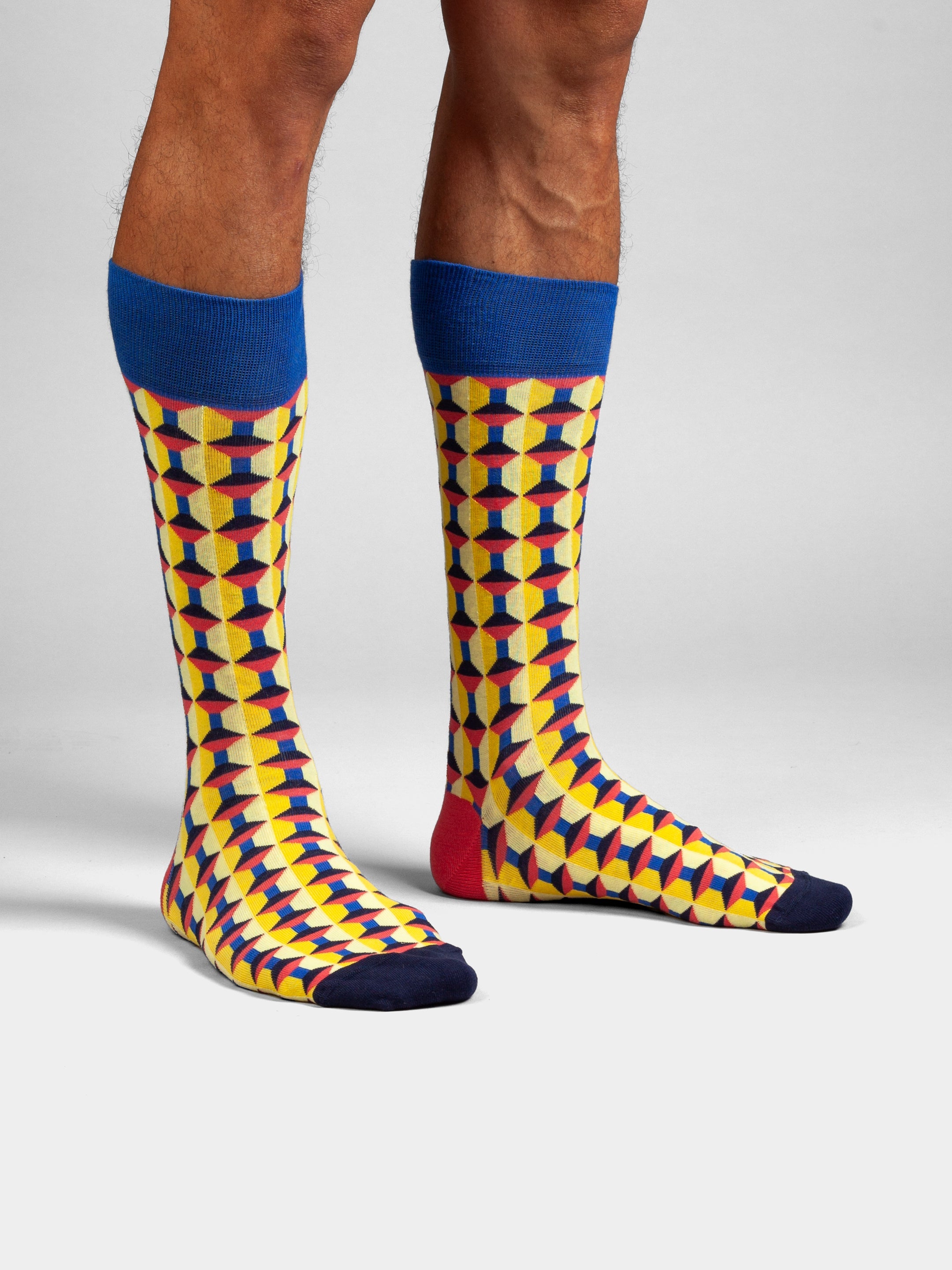 Socken Retro Tiles von DillySocks