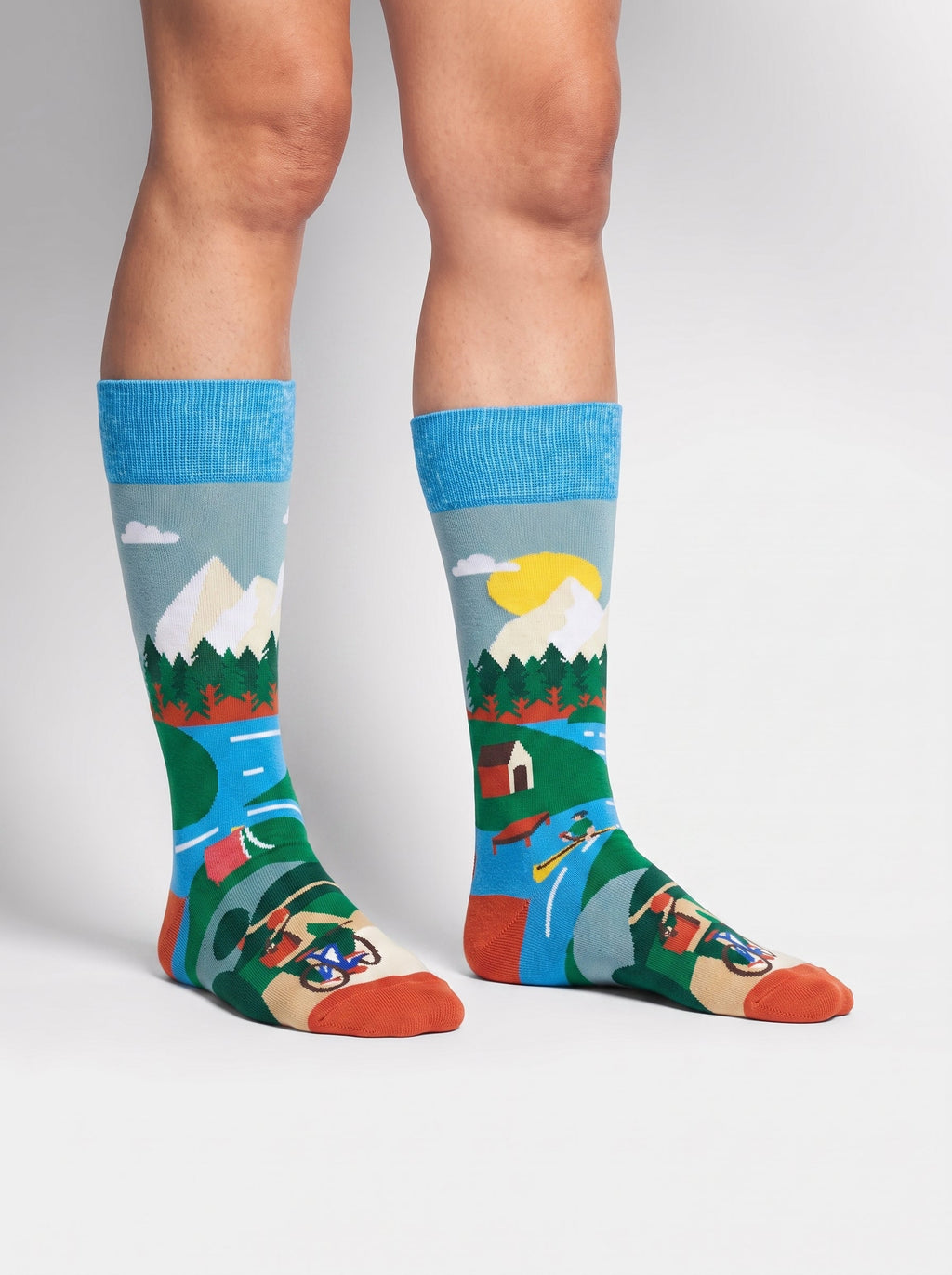 Socken Mountain Escape von DillySocks