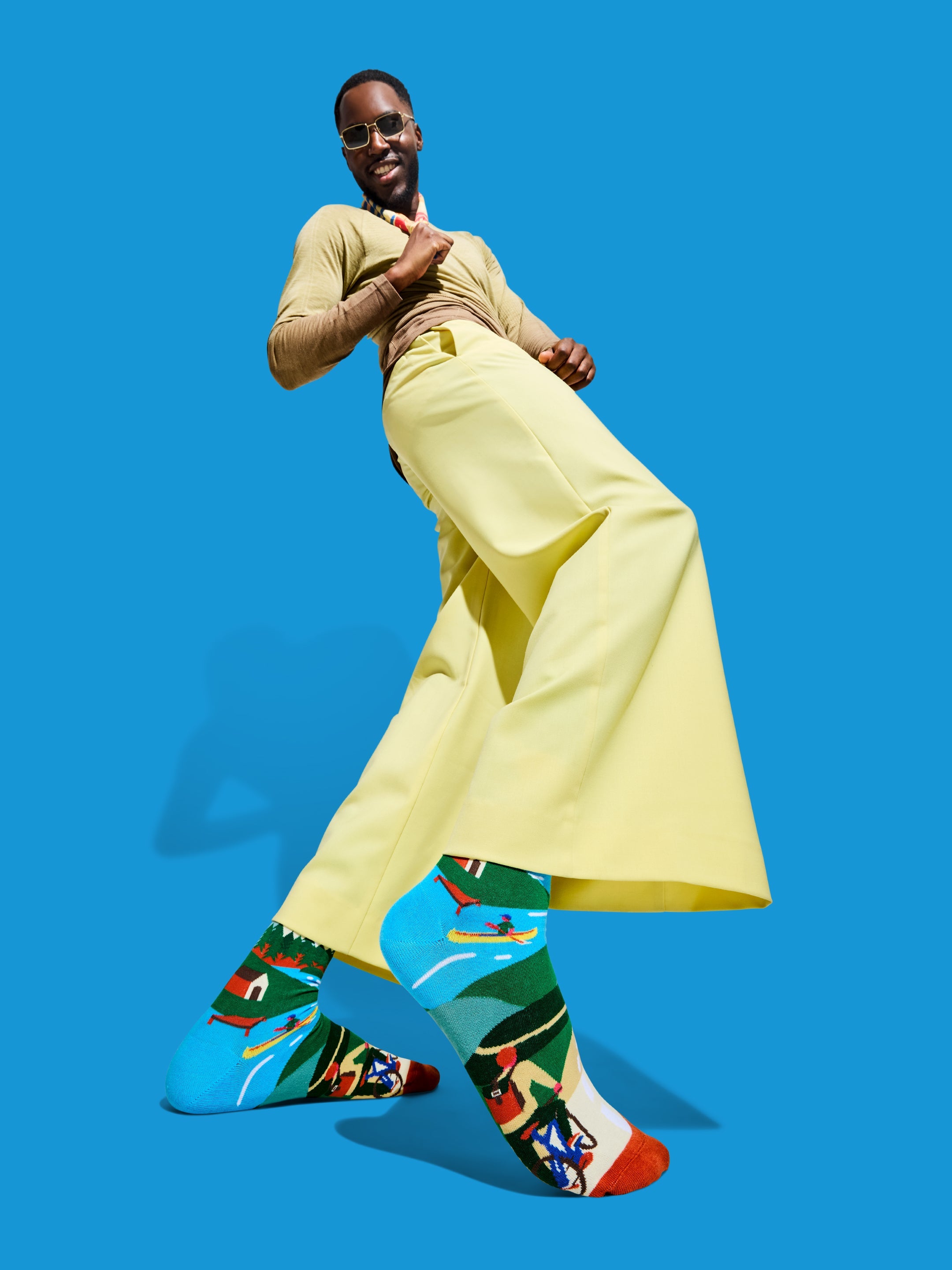 Socken Mountain Escape von DillySocks