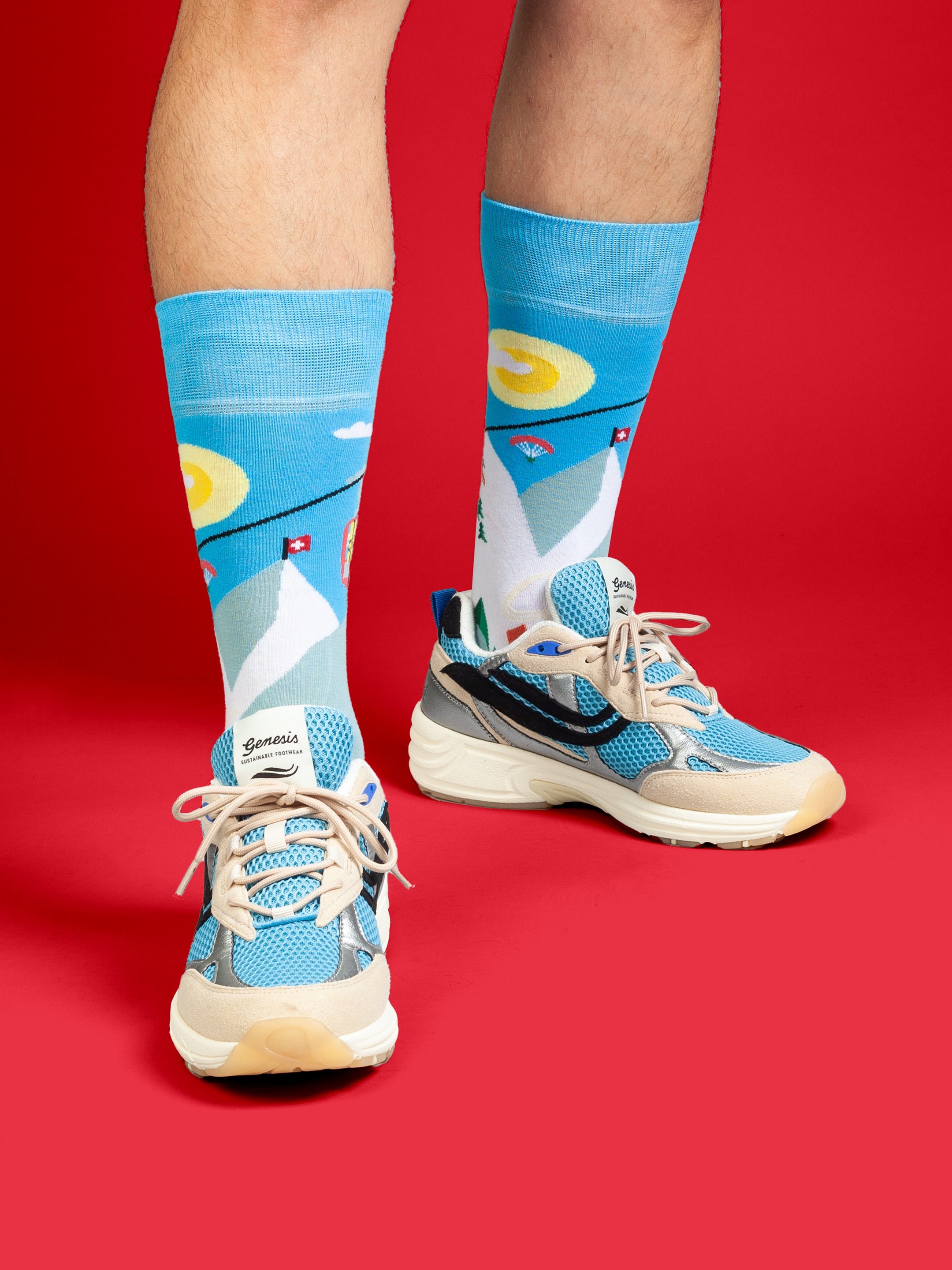 Socken Alpine Adventure von DillySocks