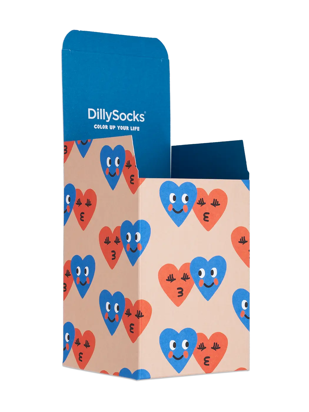 Gift packaging Smiling Hearts (for 3-4 pairs, for self-filling)