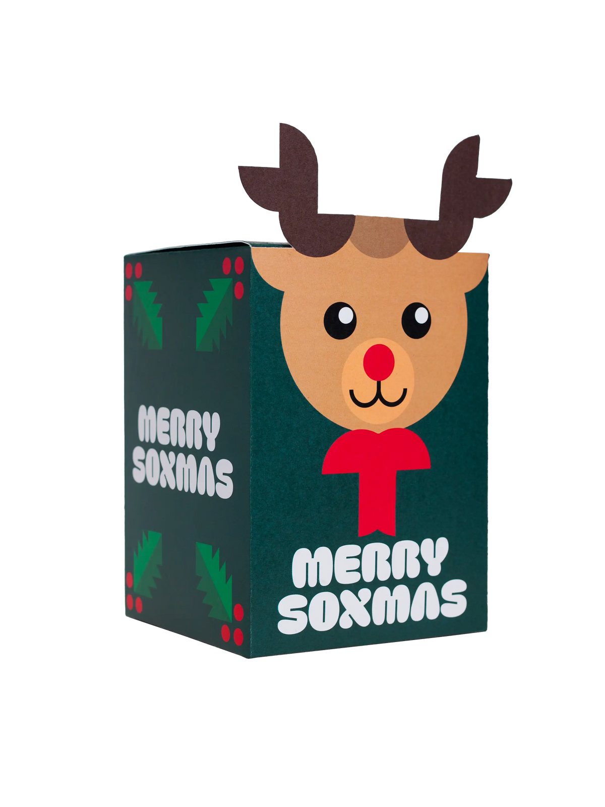 Gift packaging Festive Reindeer (for 3-4 pairs, for self-filling)