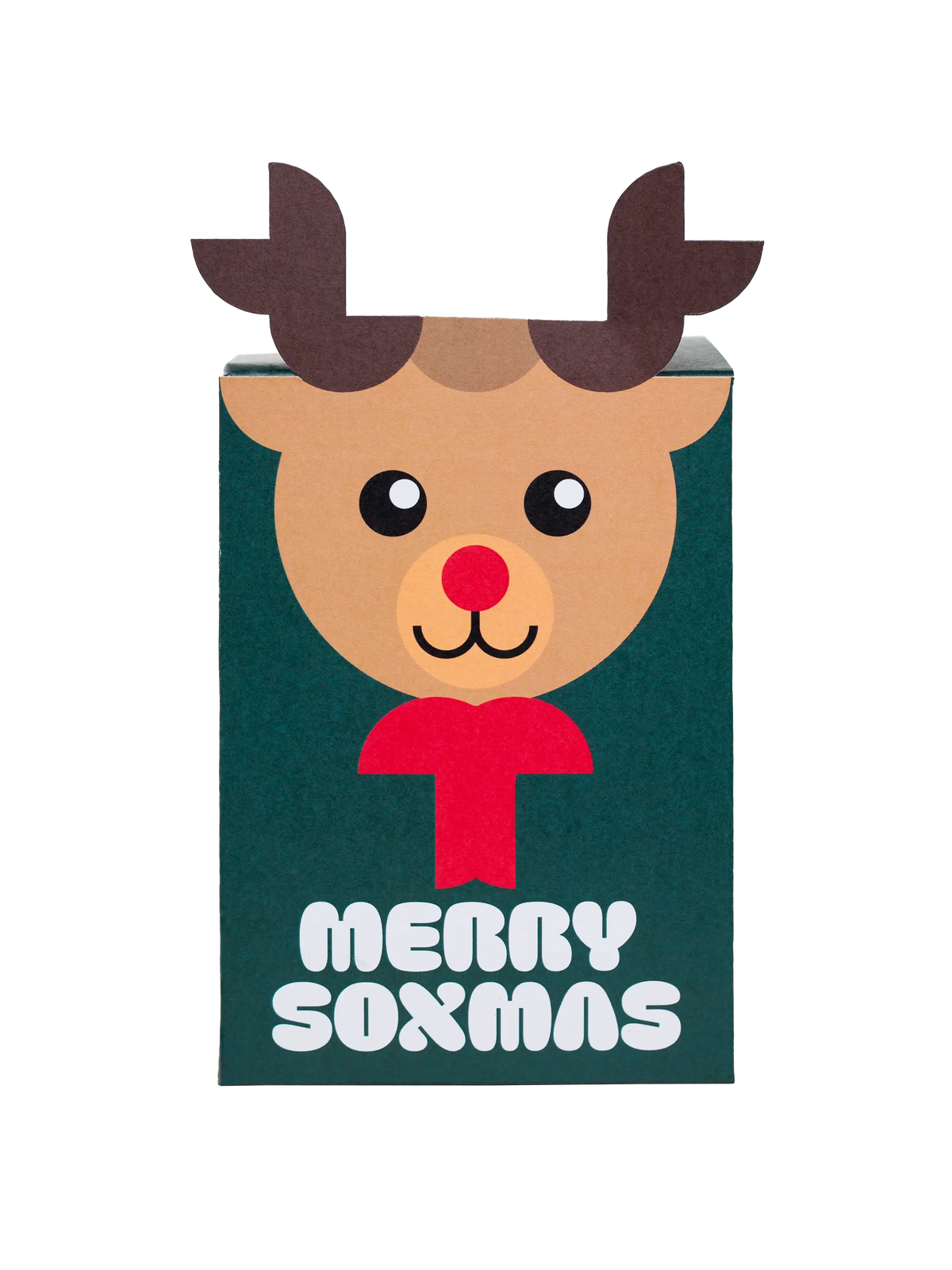 Gift packaging Festive Reindeer (for 3-4 pairs, for self-filling)
