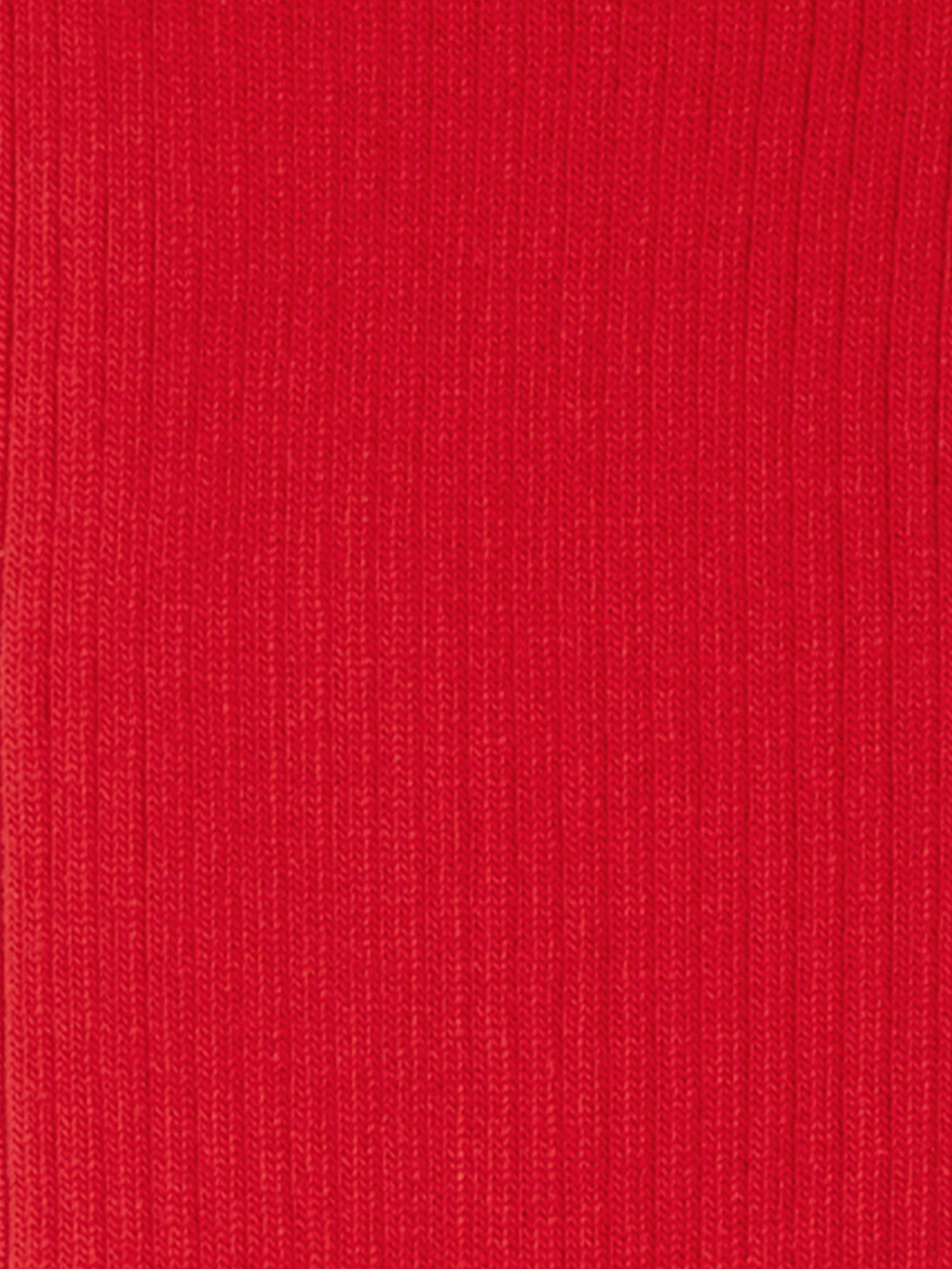 Ribbed Ferrari Red