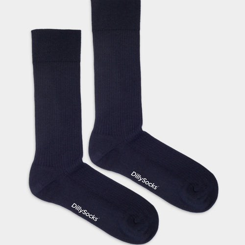 Ribbed Dark Navy