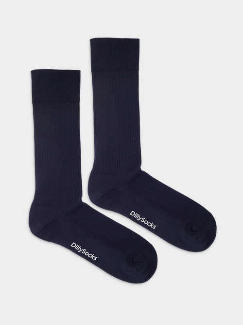 Ribbed Dark Navy