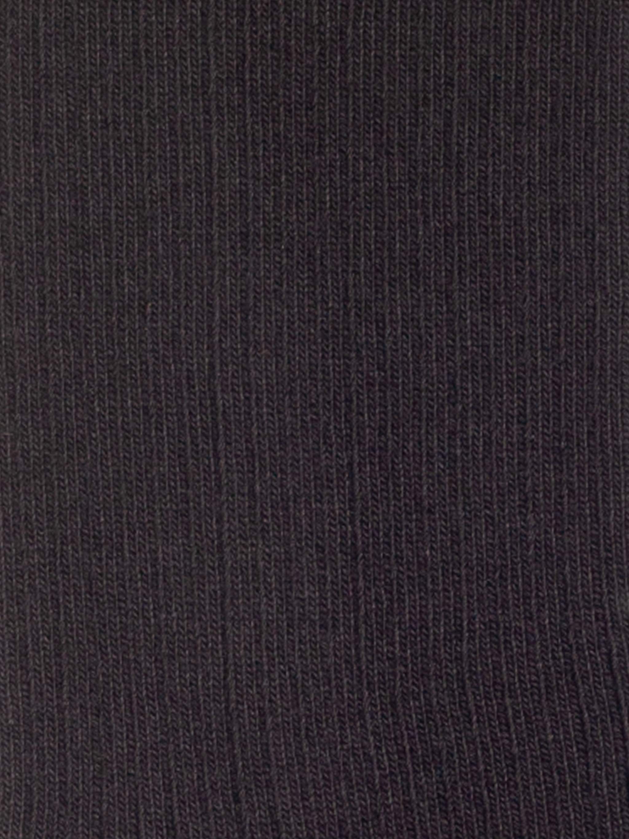 Schwarze gerippte Socken Ribbed Night Black minimalistisch und elegant