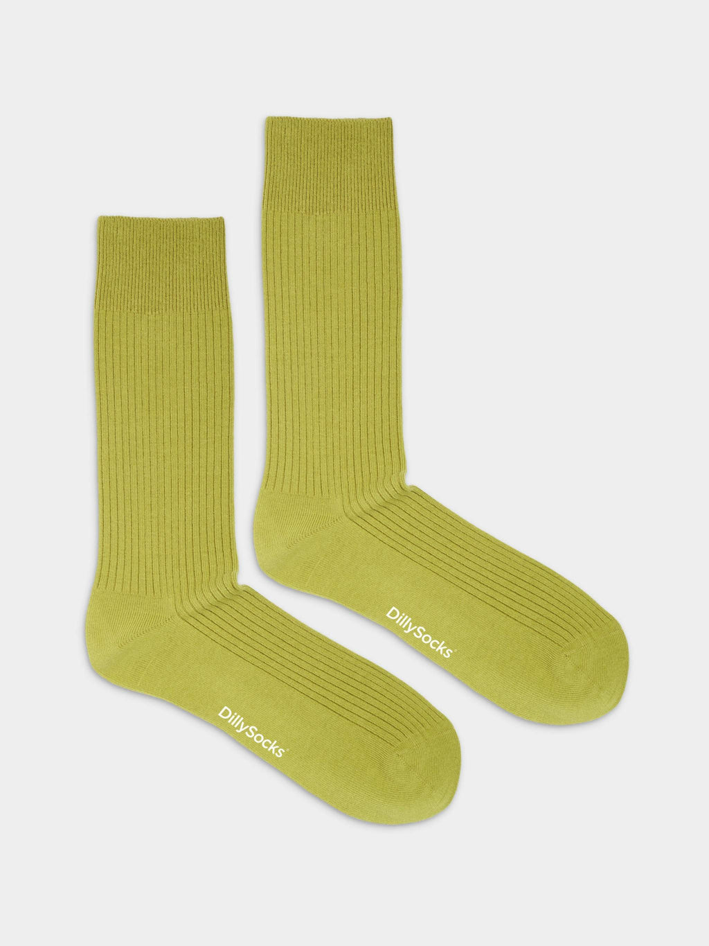 Limettenmotiv in limettengrün auf Sockenschmuck mit Avocado-Design
