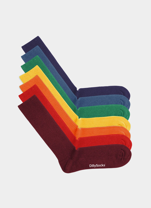 Ribbed Rainbow (7er Pack)