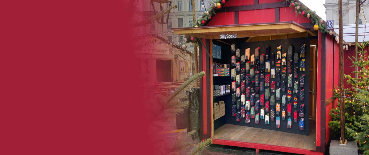 Willst du DillySocks® an einem Weihnachtsmarkt verkaufen?