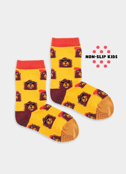 Anti - Rutsch Kindersocken Lil Bievers In The Hood Non - Slip von DillySocks