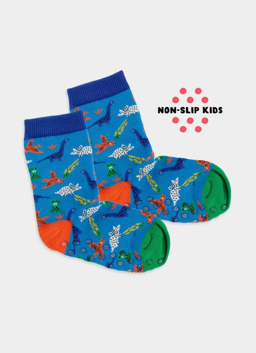 Anti - Rutsch Kindersocken Lil Dinosaurs Superstars Non - Slip von DillySocks