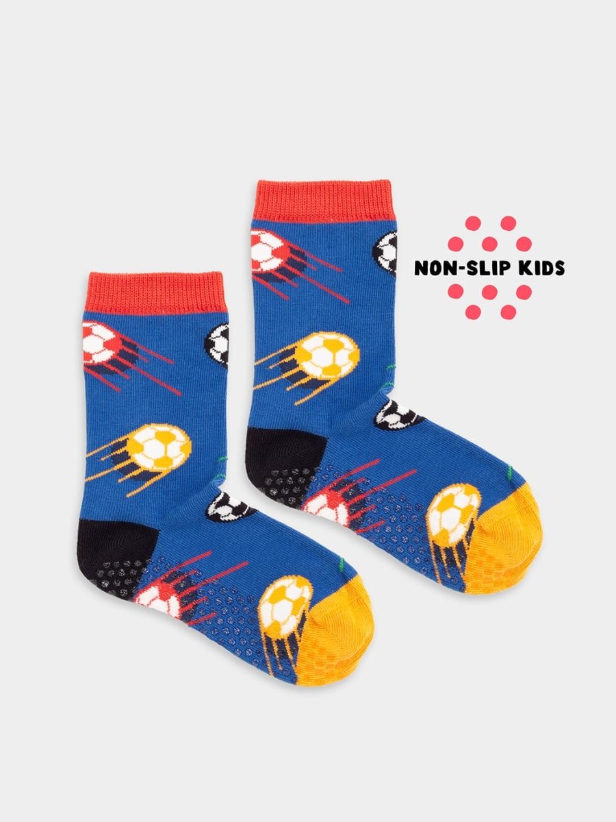 Anti - Rutsch Kindersocken Lil Football Dynamics Non - Slip von DillySocks