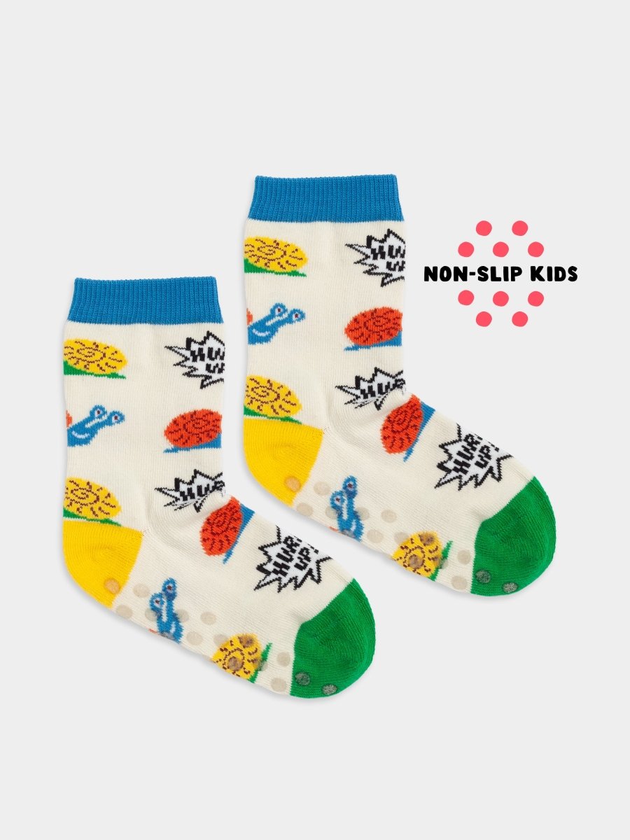 Anti - Rutsch Kindersocken Lil Hurry Up Slow Non - Slip von DillySocks