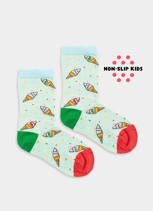Anti - Rutsch Kindersocken Lil Ice Cream Party Non - Slip von DillySocks