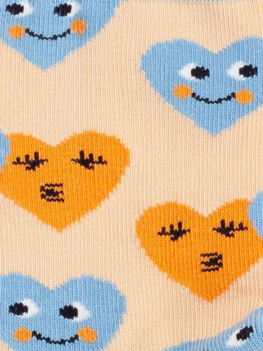 Anti - Rutsch Kindersocken Lil Smiling Hearts Non - Slip von DillySocks