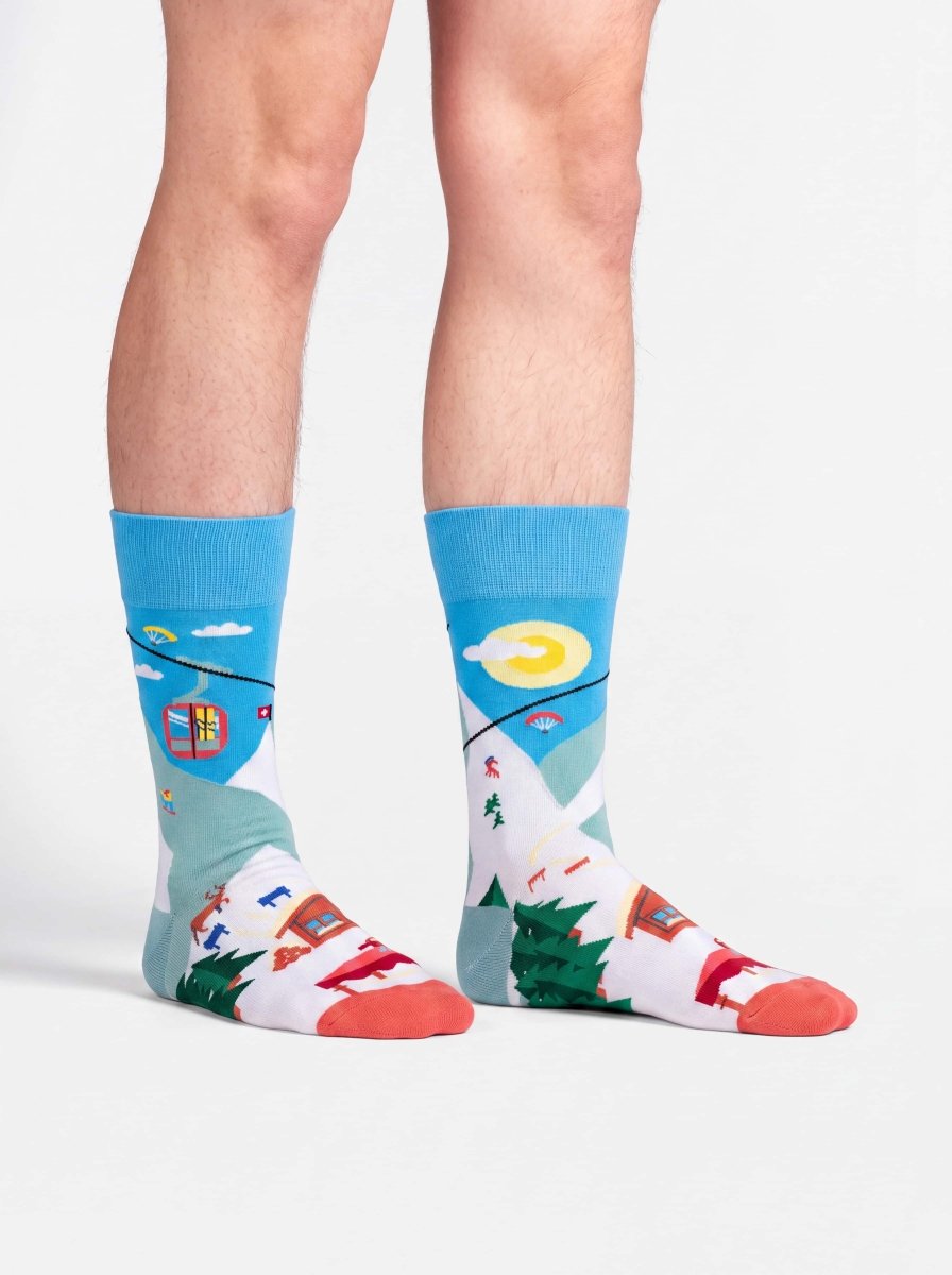 Bunte Socken Alpine Adventure von DillySocks
