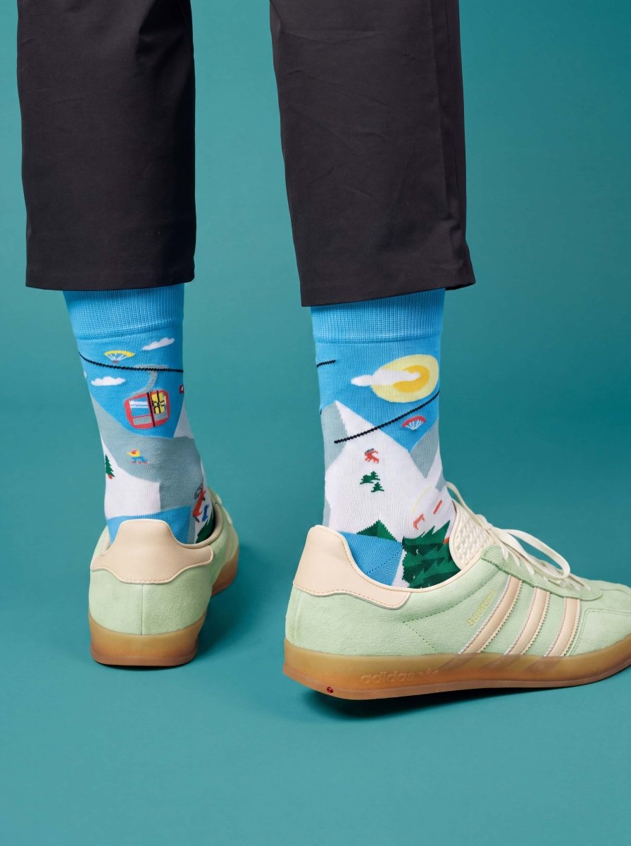 Bunte Socken Alpine Adventure von DillySocks