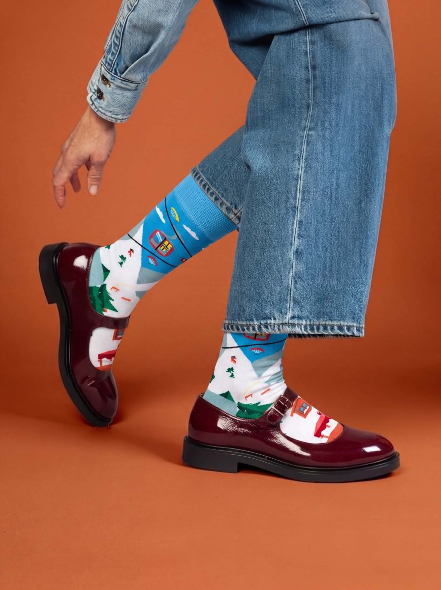 Bunte Socken Alpine Adventure von DillySocks