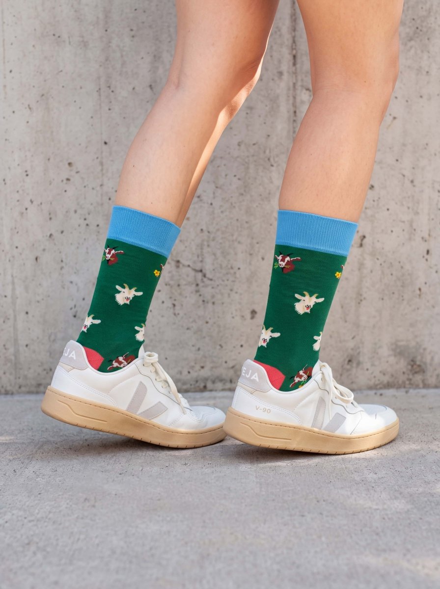 Bunte Socken Alpine Goats von DillySocks