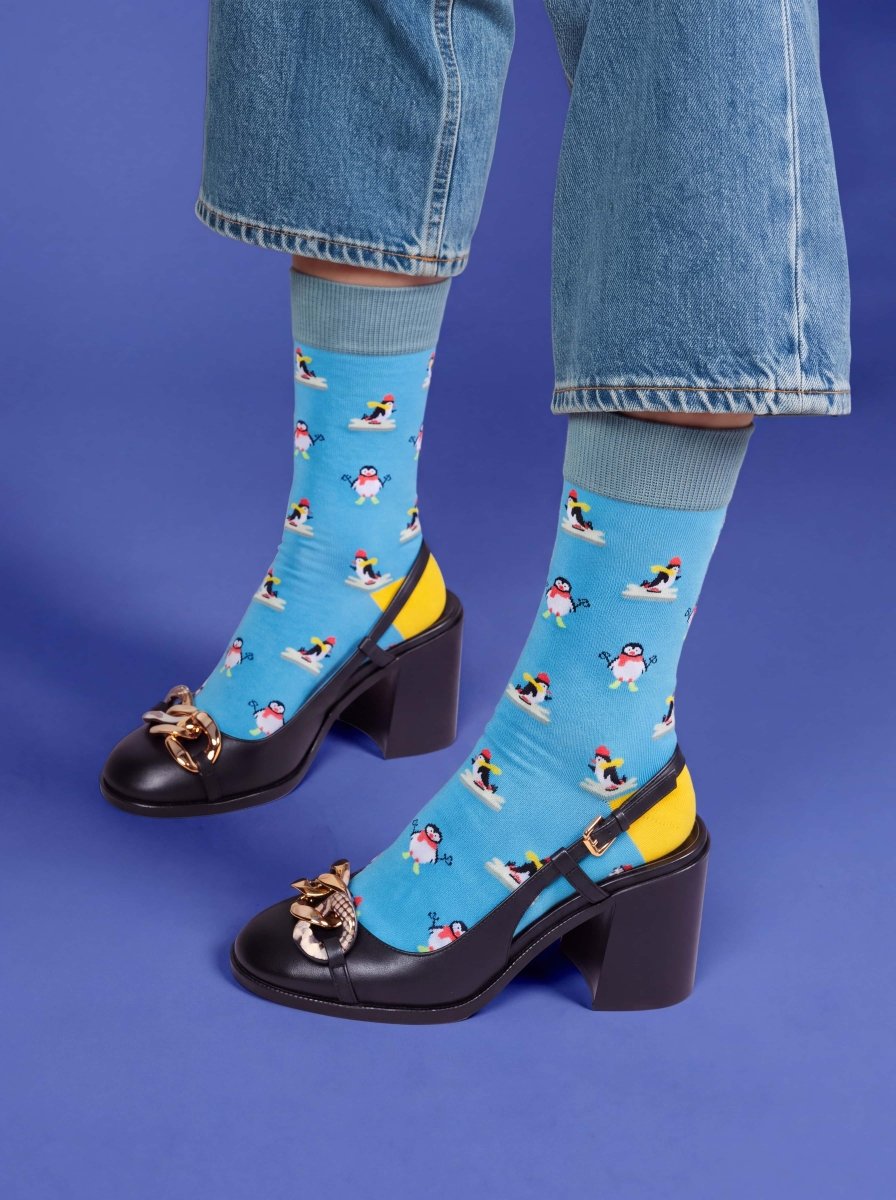 Bunte Socken Arctic Penguins von DillySocks