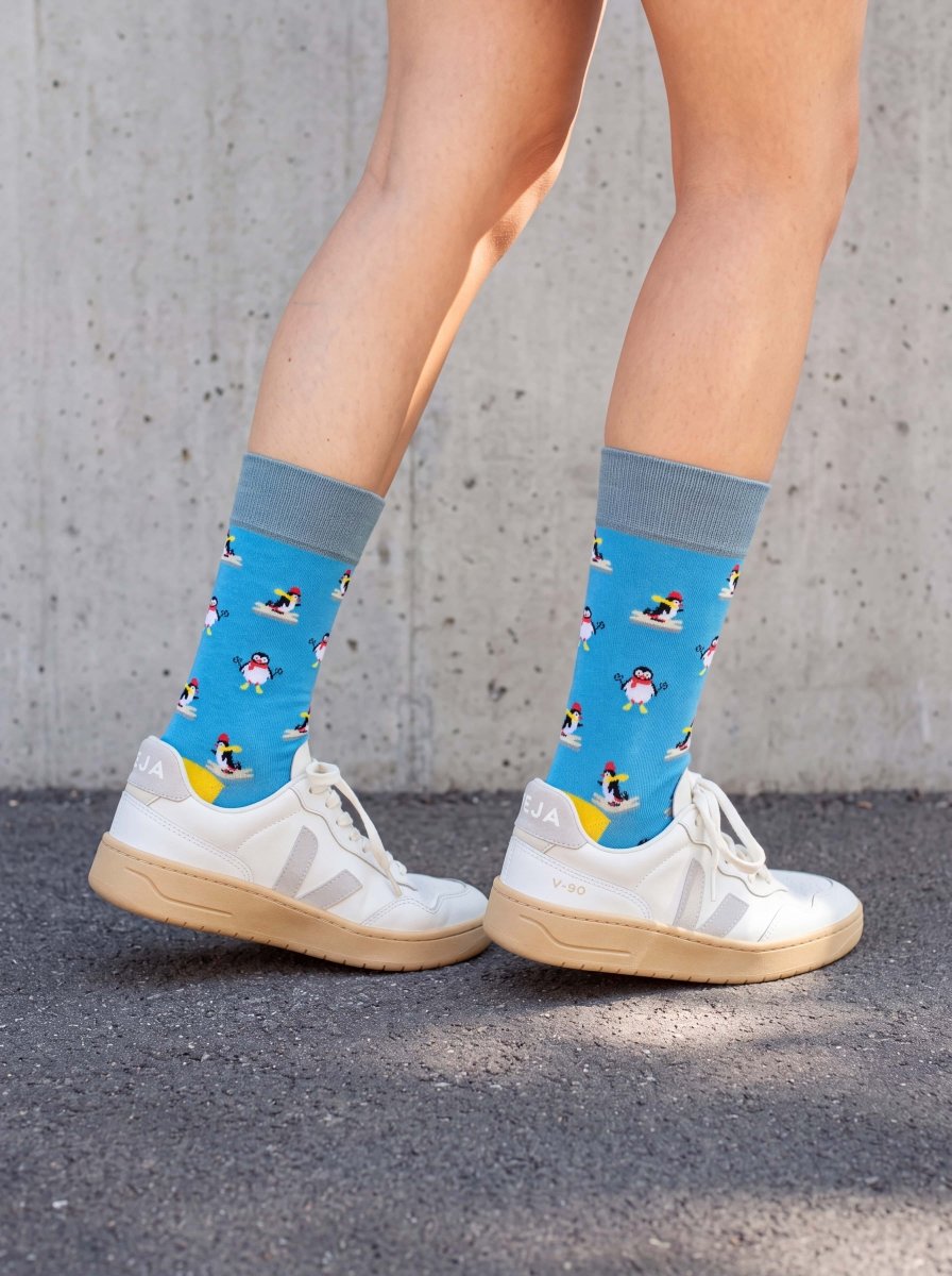 Bunte Socken Arctic Penguins von DillySocks
