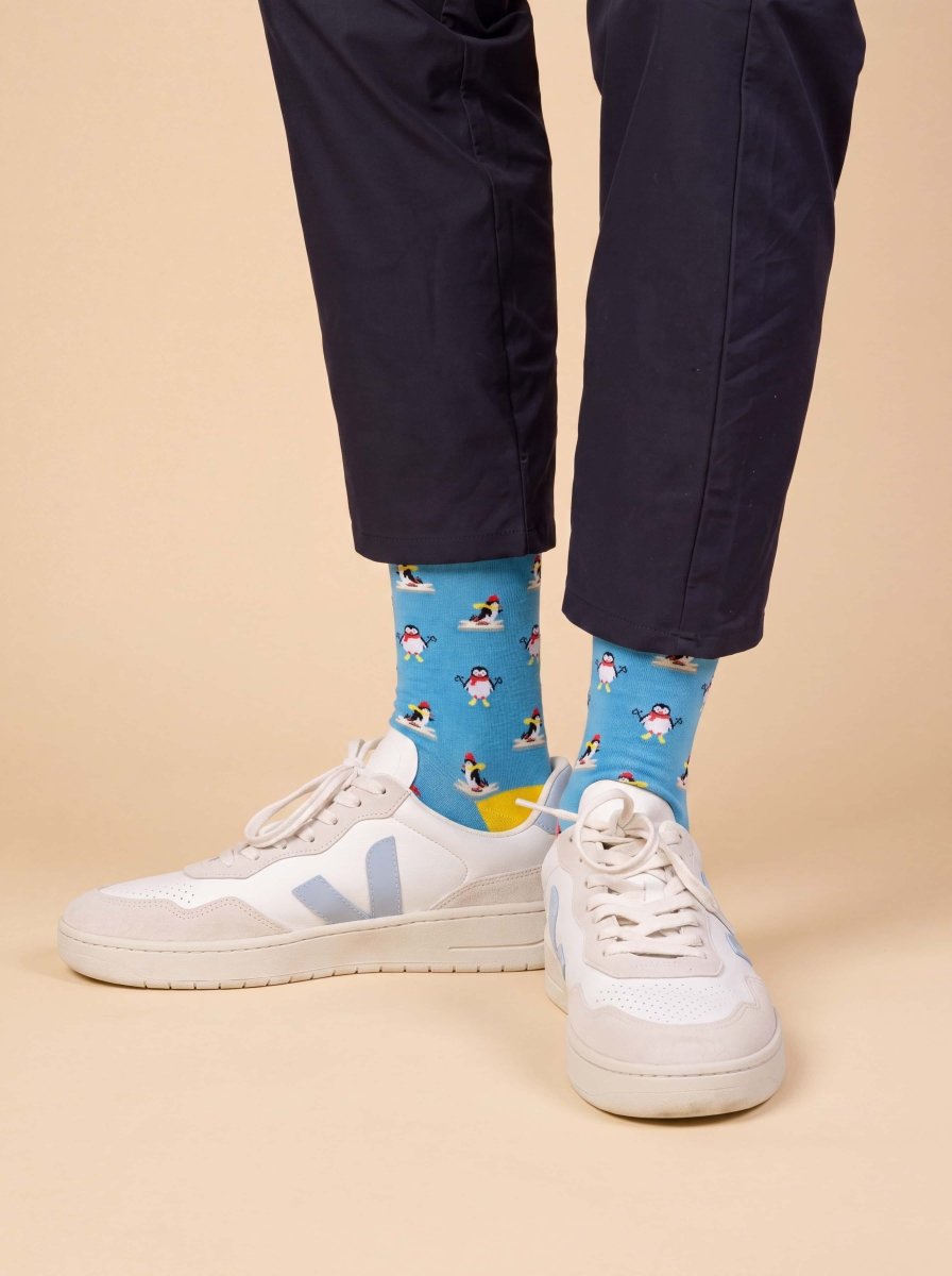 Bunte Socken Arctic Penguins von DillySocks