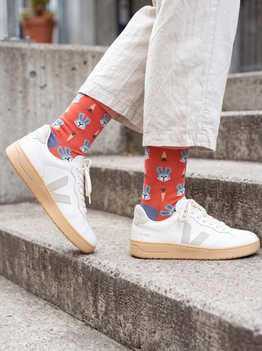 Bunte Socken Carrot Bunny von DillySocks