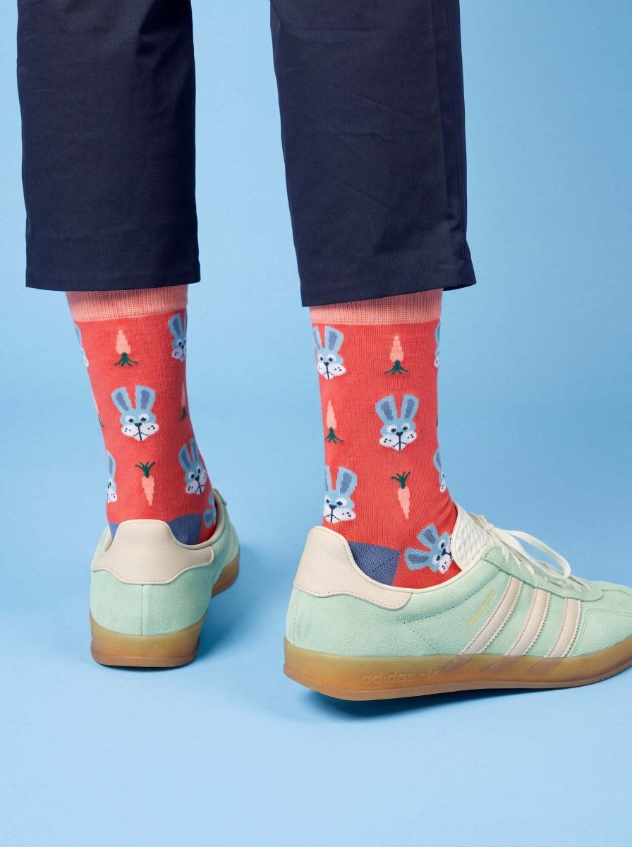 Bunte Socken Carrot Bunny von DillySocks