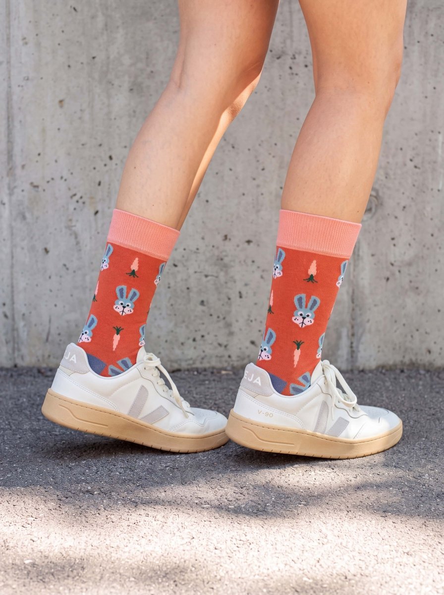 Bunte Socken Carrot Bunny von DillySocks