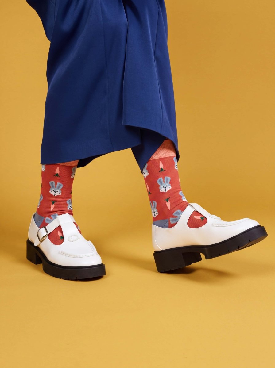 Bunte Socken Carrot Bunny von DillySocks