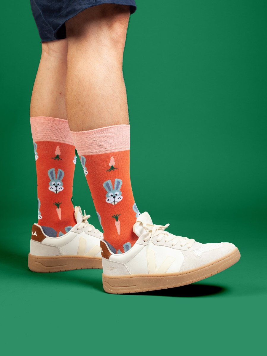 Bunte Socken Carrot Bunny von DillySocks