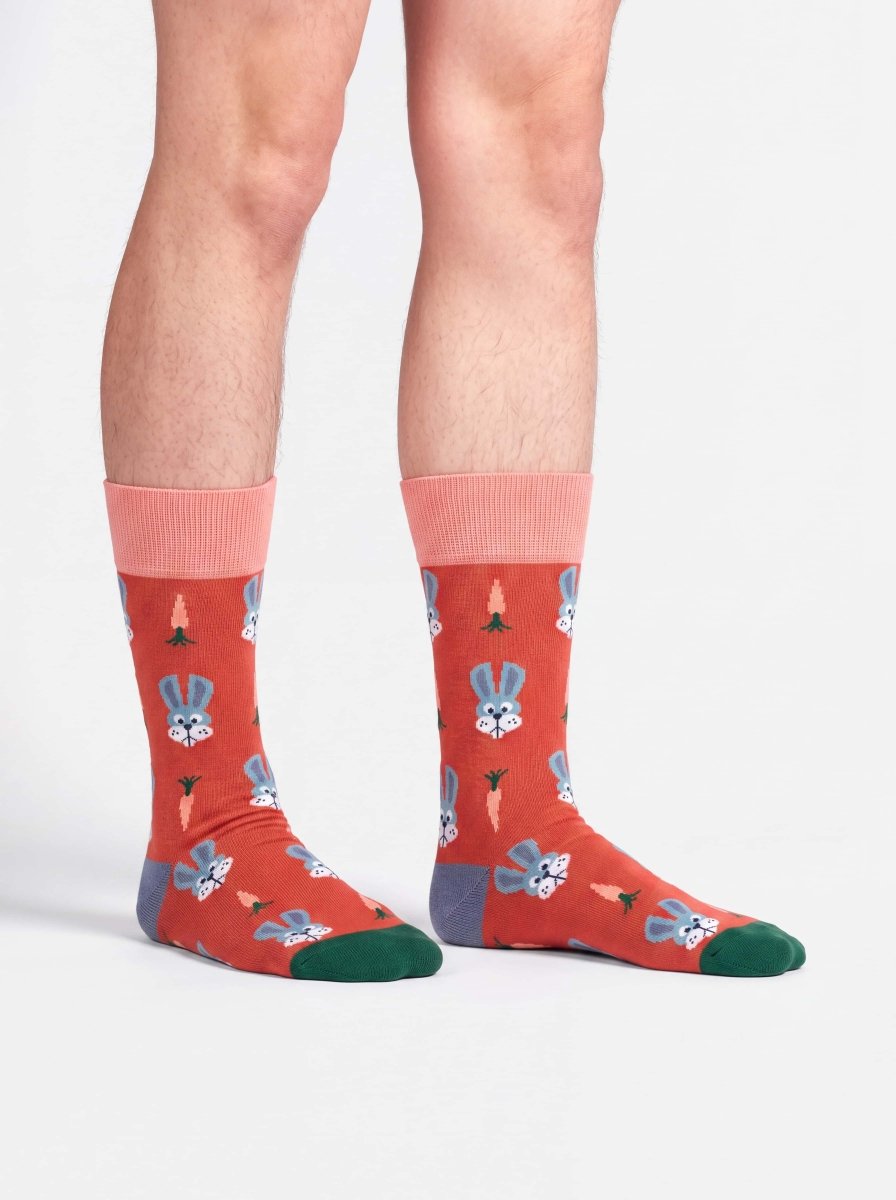 Bunte Socken Carrot Bunny von DillySocks