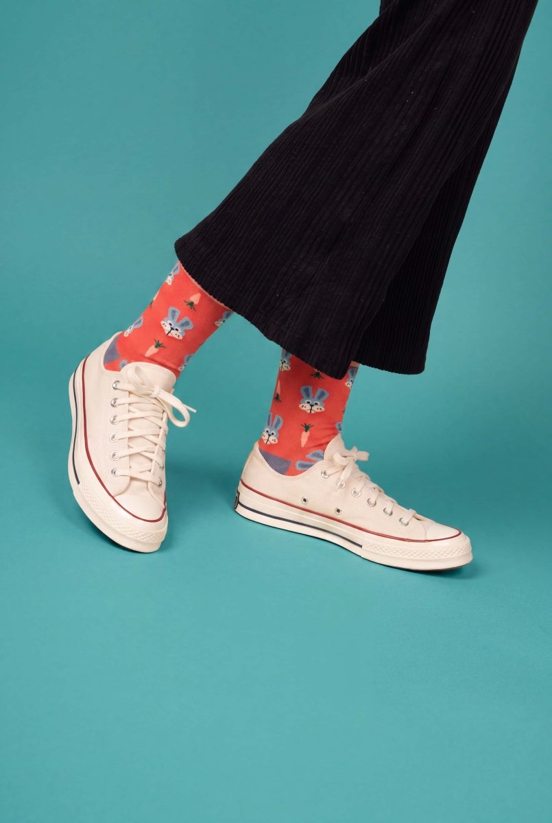 Bunte Socken Carrot Bunny von DillySocks