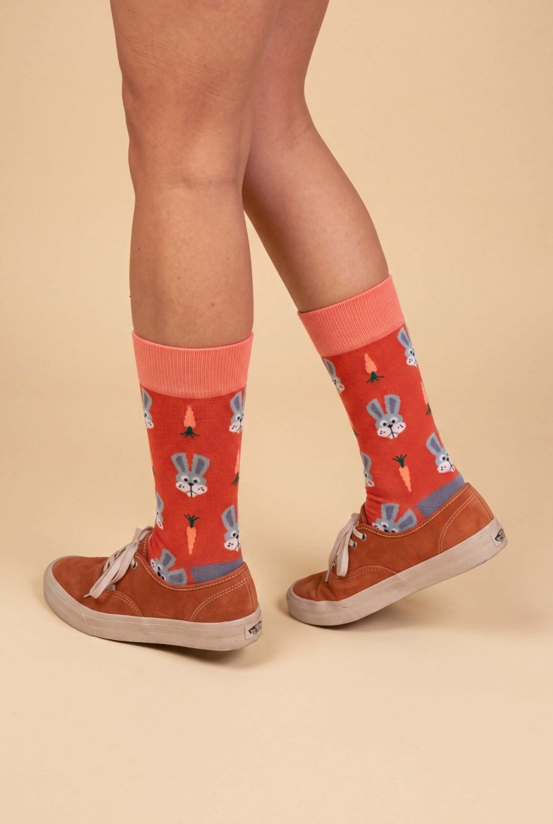 Bunte Socken Carrot Bunny von DillySocks