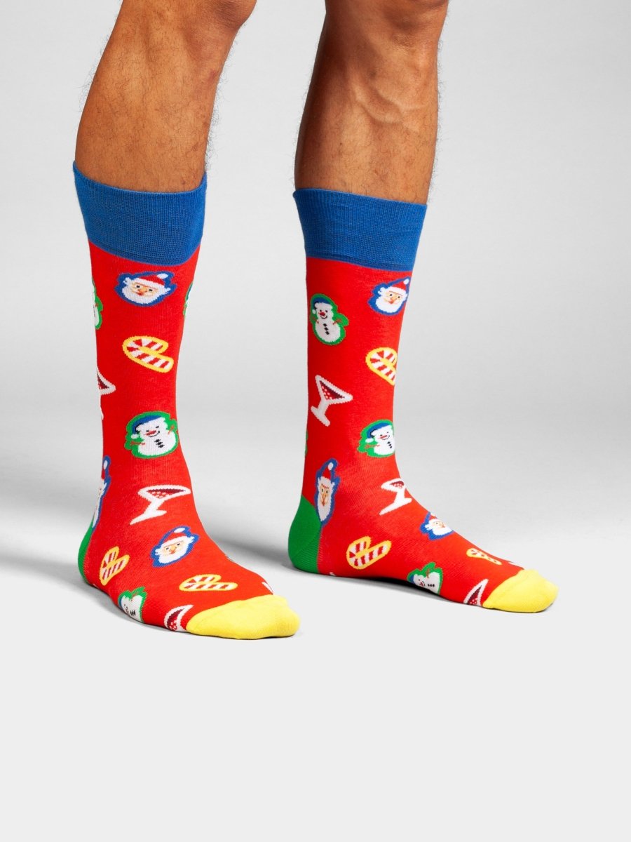 Bunte Socken Cheers Santa von DillySocks