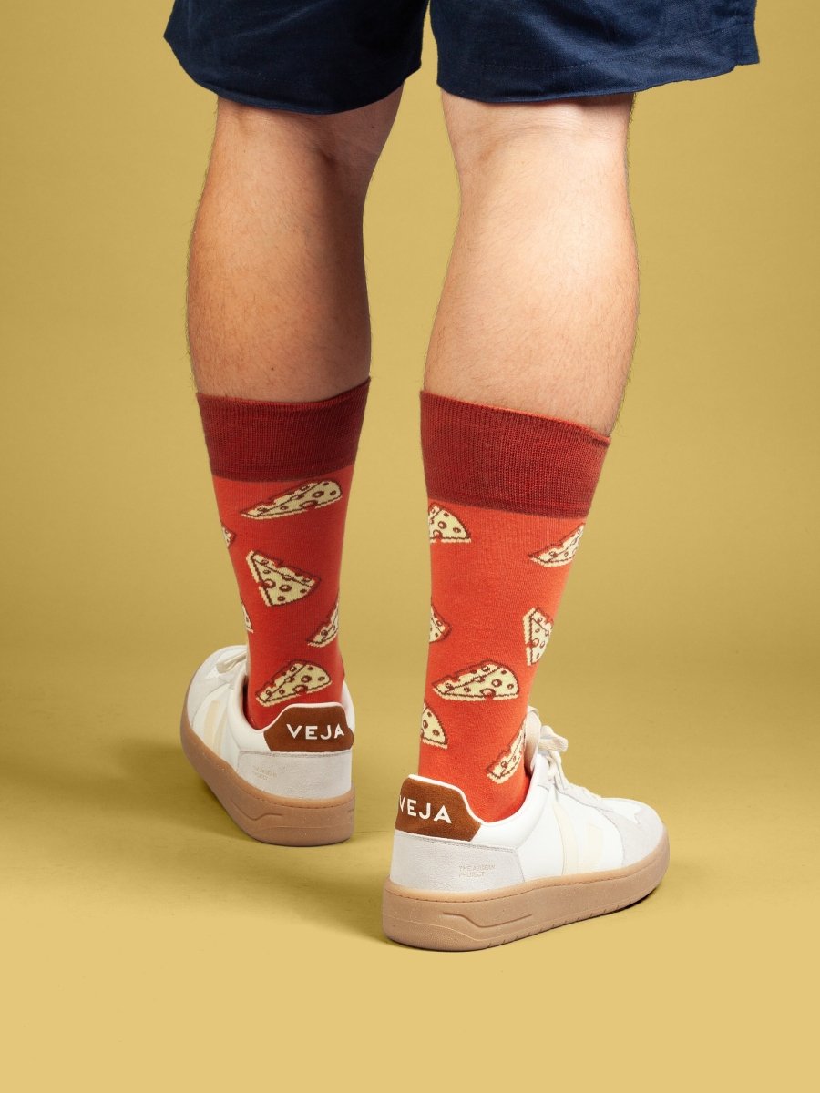 Bunte Socken Cheese Bites von DillySocks
