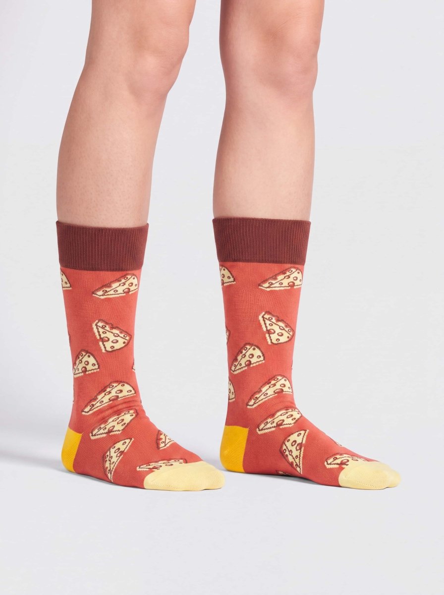 Bunte Socken Cheese Bites von DillySocks