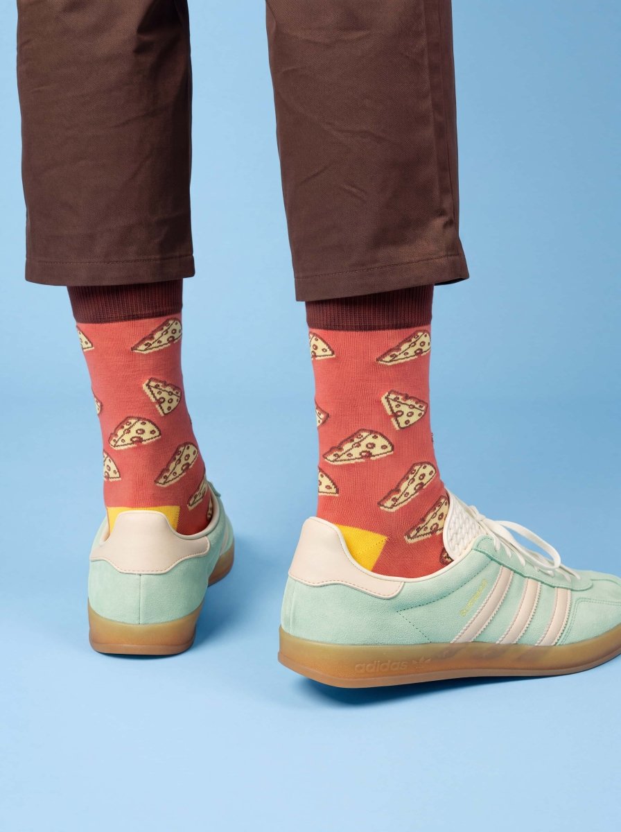 Bunte Socken Cheese Bites von DillySocks