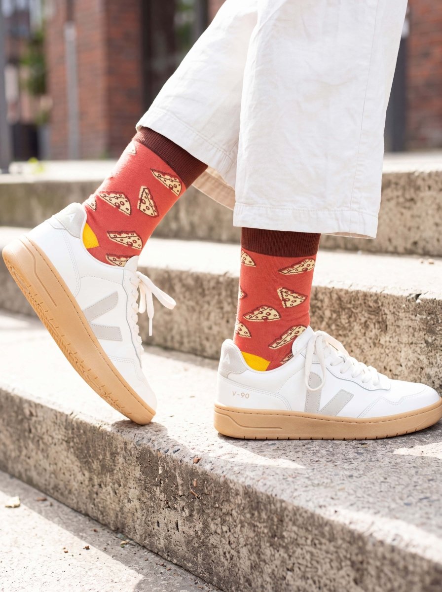 Bunte Socken Cheese Bites von DillySocks