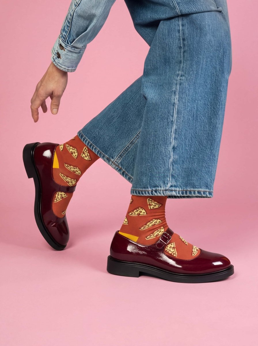 Bunte Socken Cheese Bites von DillySocks