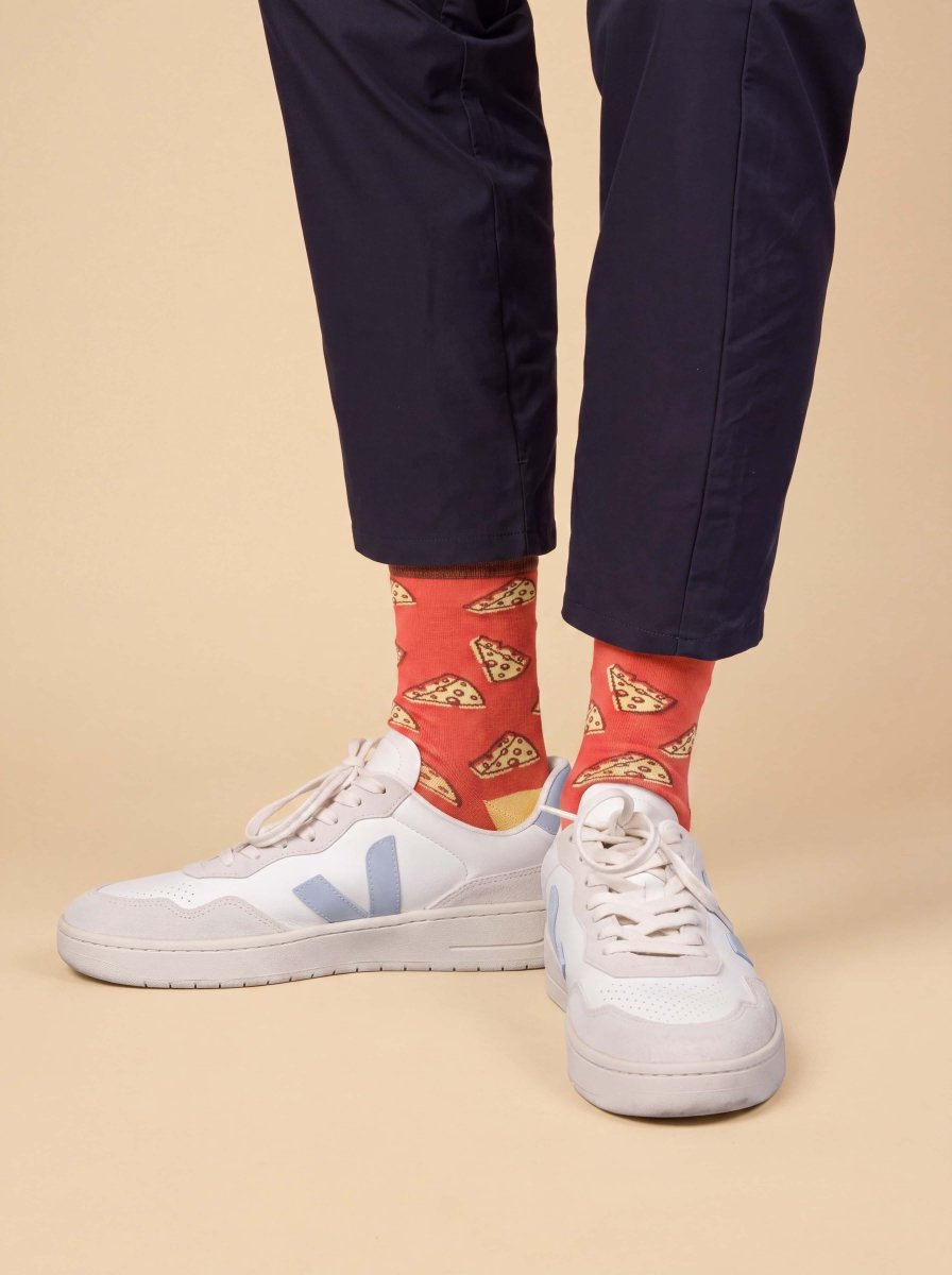 Bunte Socken Cheese Bites von DillySocks