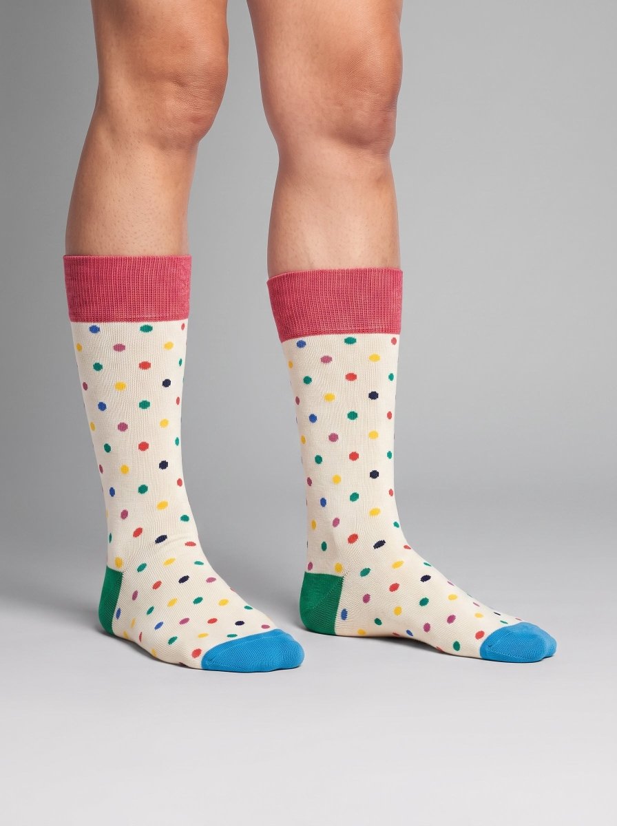 Bunte Socken Confetti Tiny Dots von DillySocks
