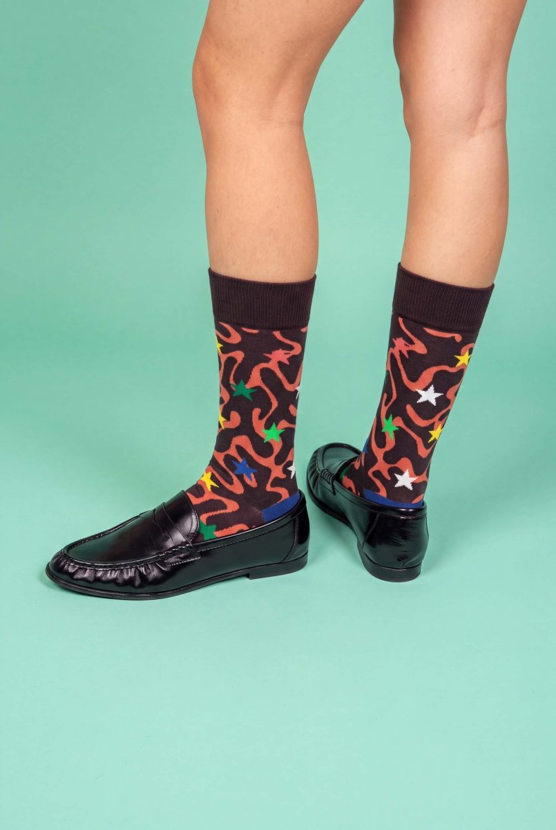 Bunte Socken Cosmic Camo von DillySocks