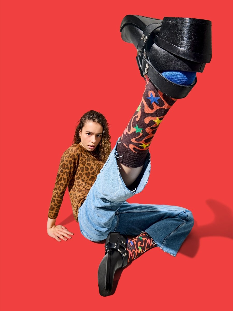 Bunte Socken Cosmic Camo von DillySocks