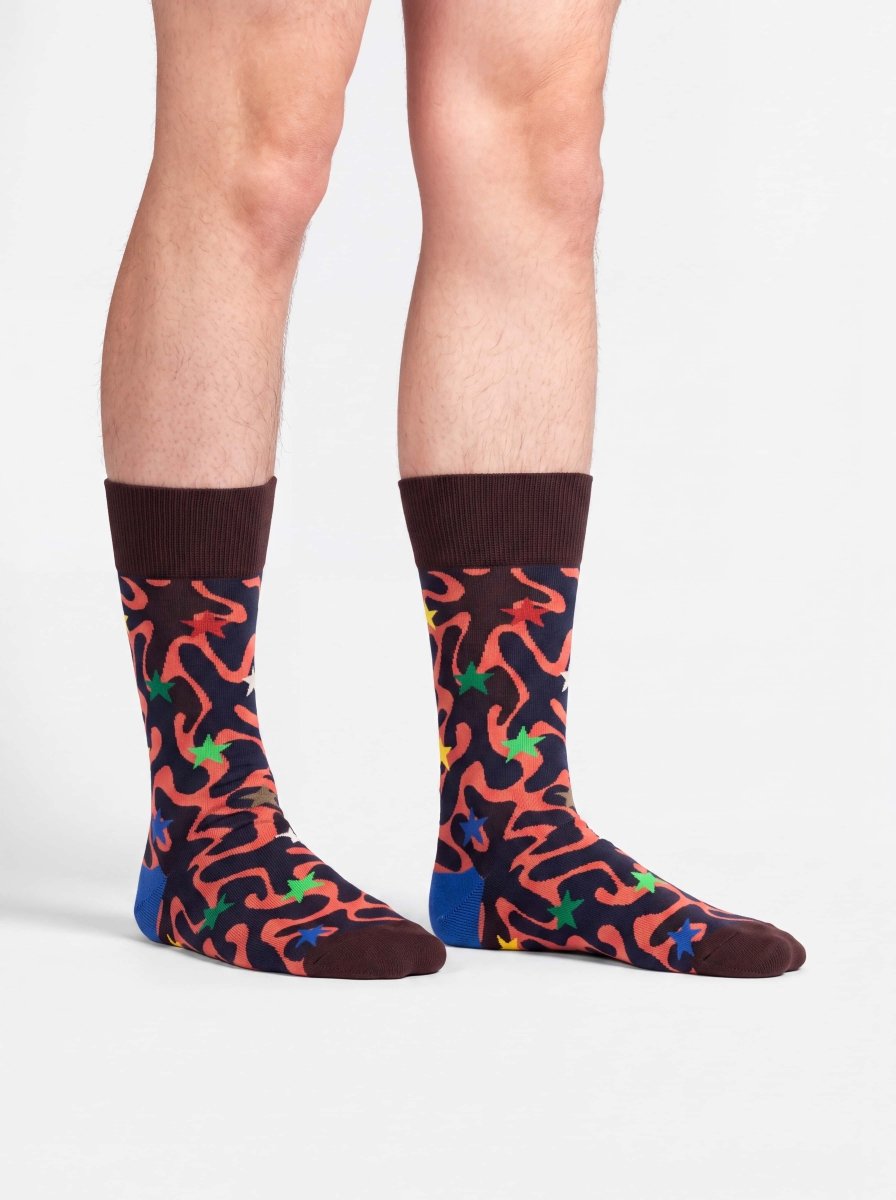 Bunte Socken Cosmic Camo von DillySocks