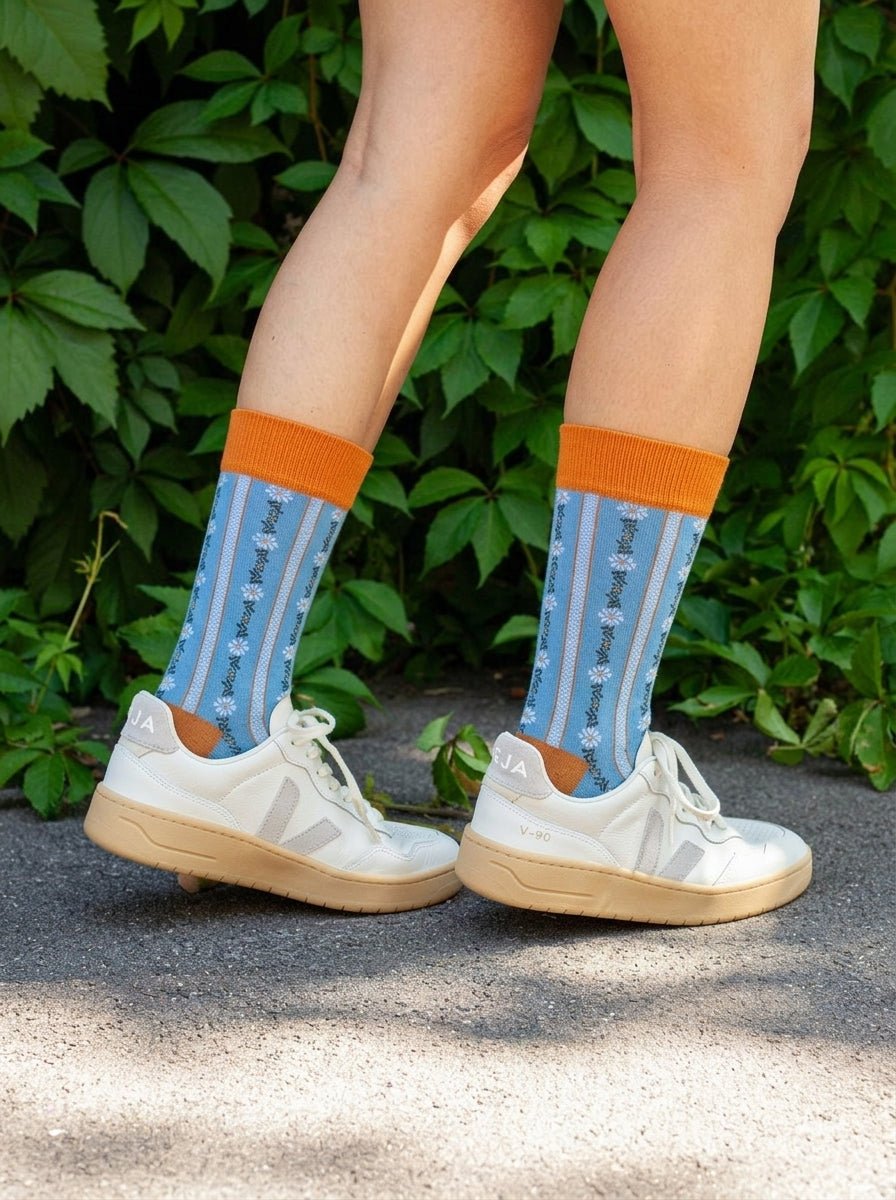 Bunte Socken Edelweiss von DillySocks